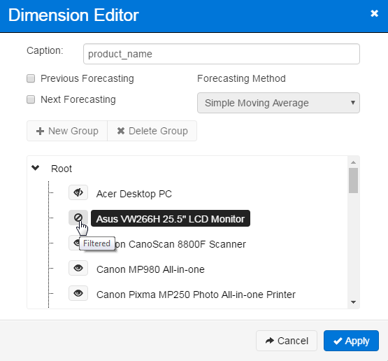 Product_name advanced configuration options